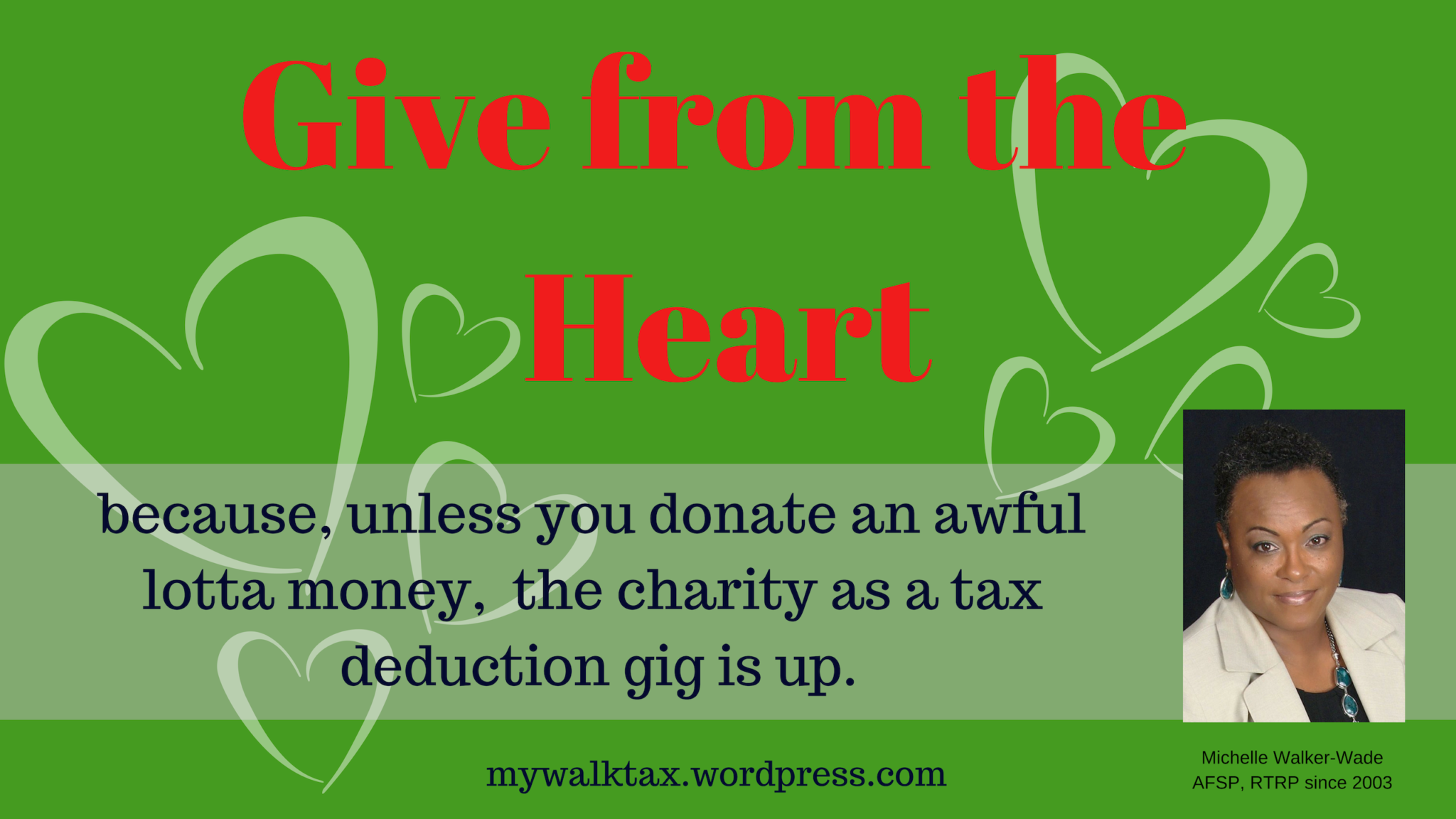 Do You Make Charitable Contributions From Your Business??? Well Done